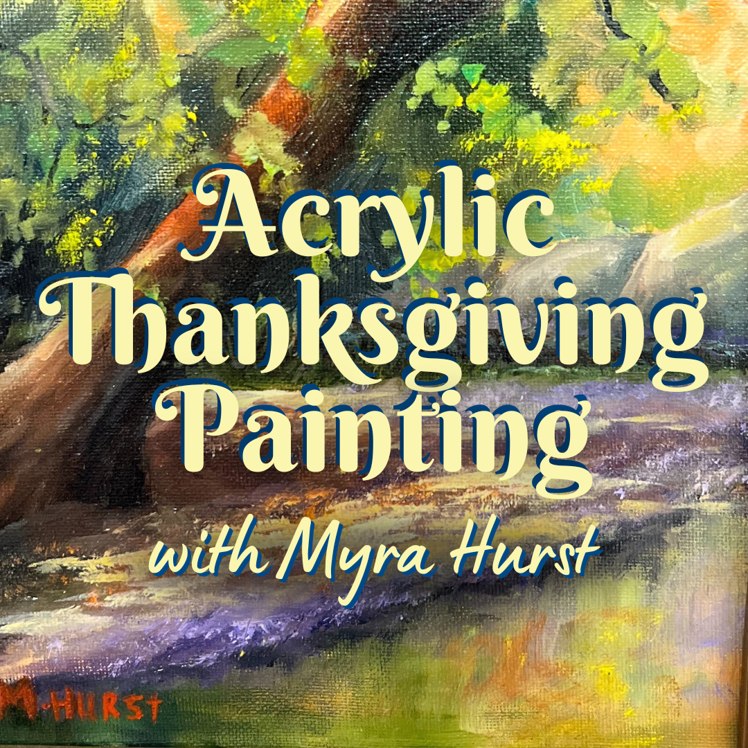 Acrylic Thanksgiving Painting web image