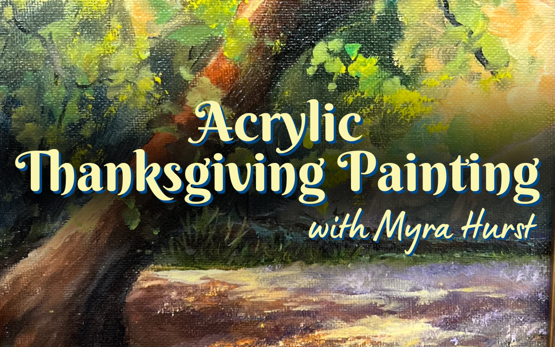 Acrylic Thanksgiving Painting