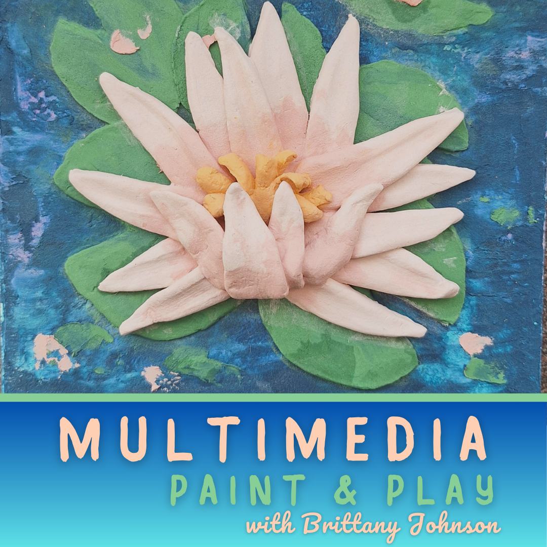 impasto painted flowers