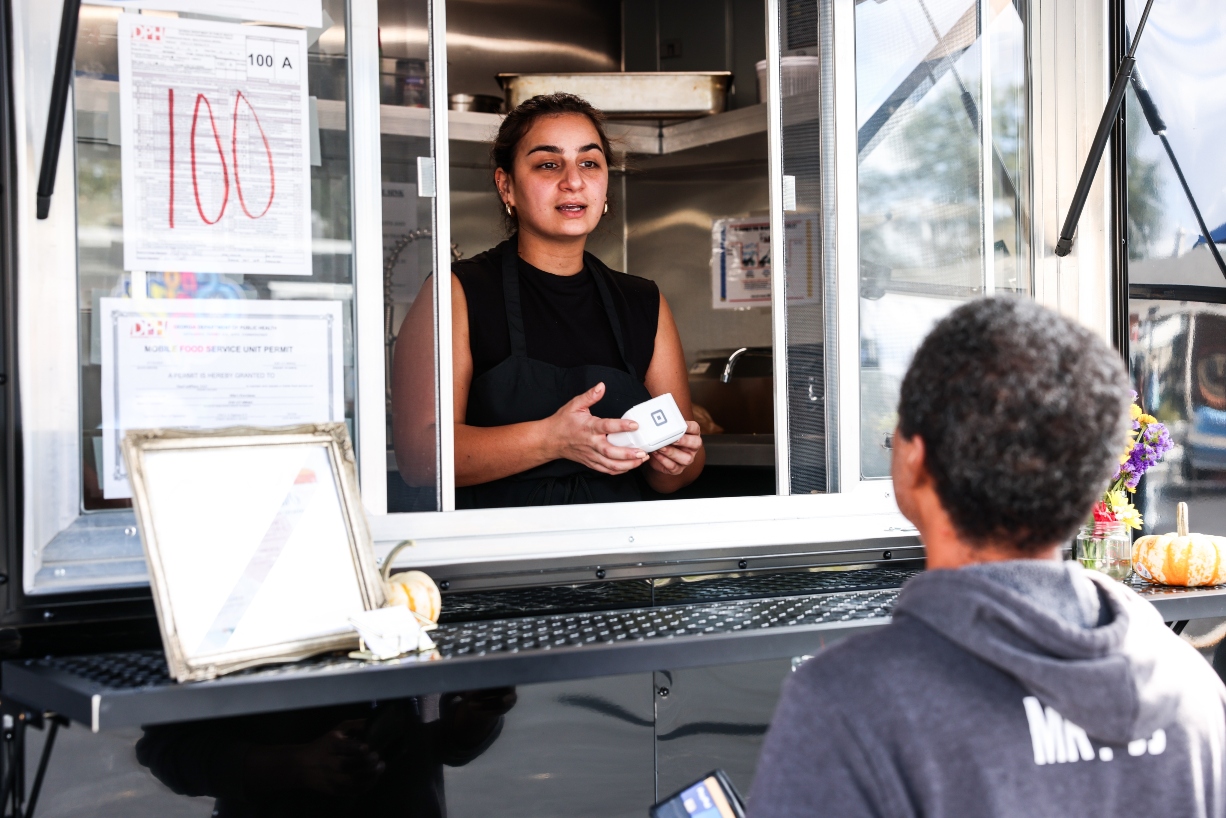 Food truck vendor at 2024 Arts Affair.